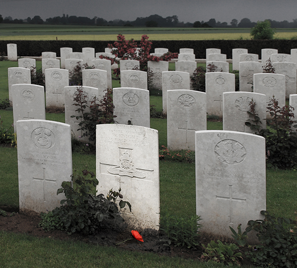 My Grandfather, Varennes Military Cemetery, June 1918