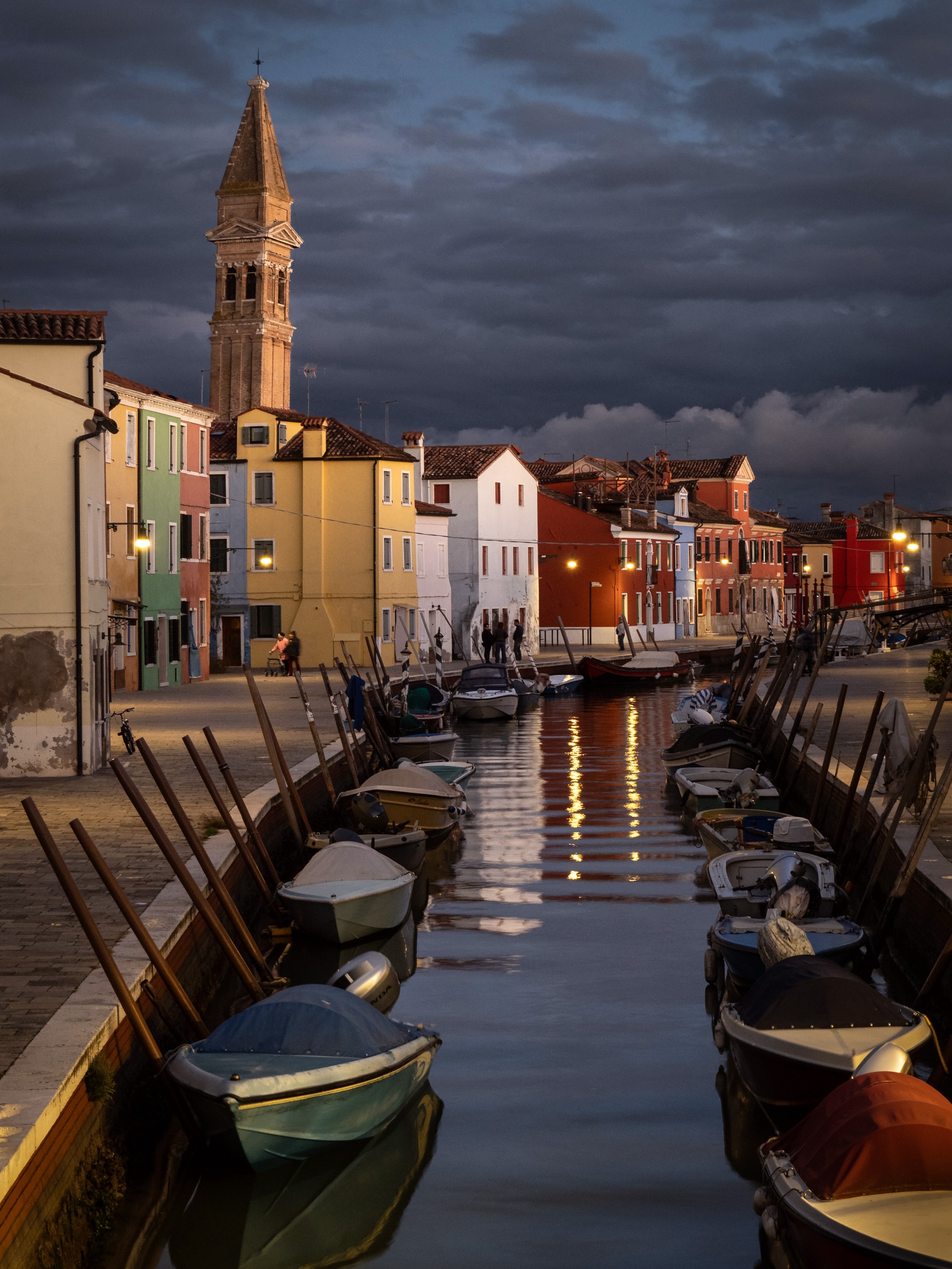 Joint 3rd Place, Burano Nightfall By David Nicholls LRPS