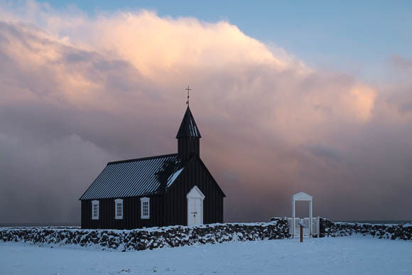 The Church At Budhir, Iceland