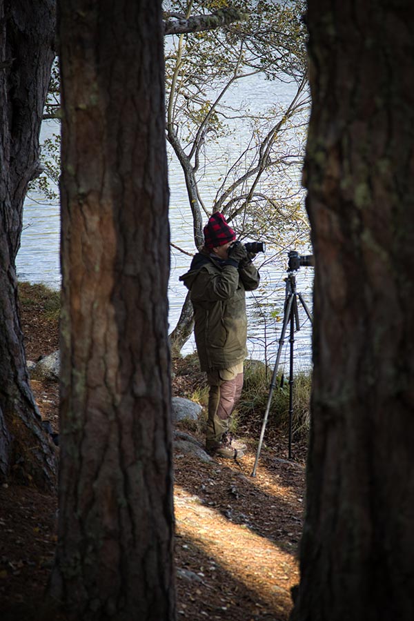Trish Shooting In Stereo