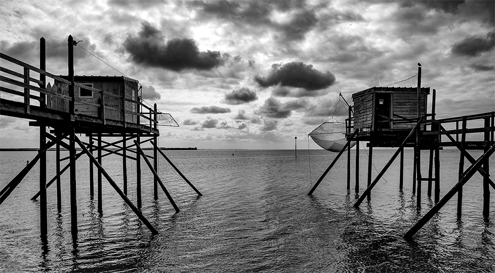 Meschers Sur Gironde Fishing Huts