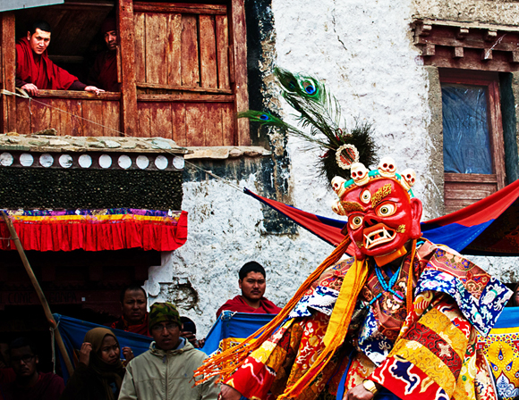 6 The Monk Watching At Leh