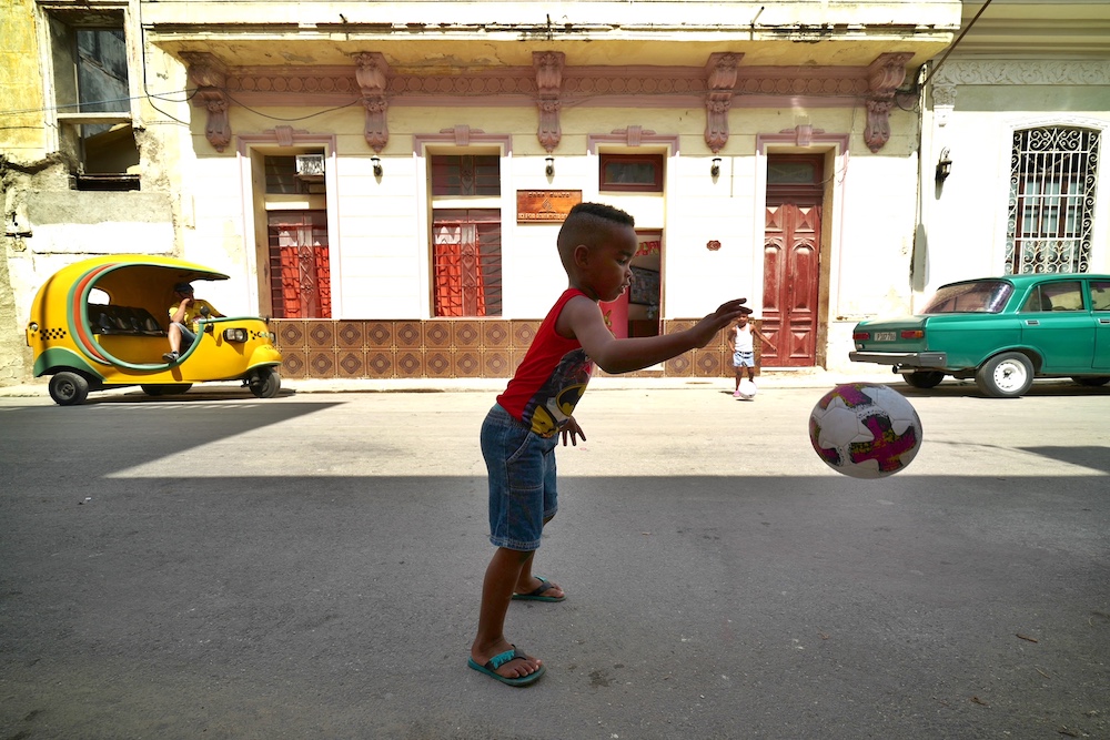Street Fun In Old Havana, Cuba by Kaikong Wong