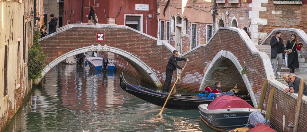 Watching The World Go By In Venice by Elizabeth Roberts