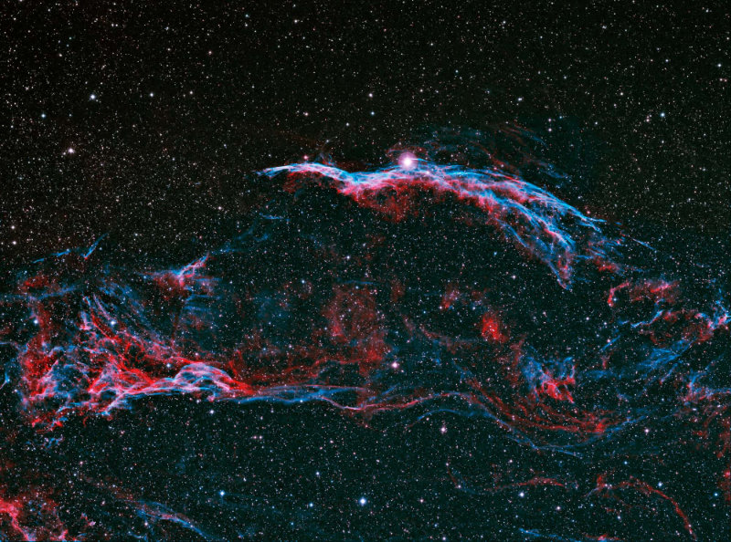1010 NGC6960 Western Veil Nebula By David Watson ARPS