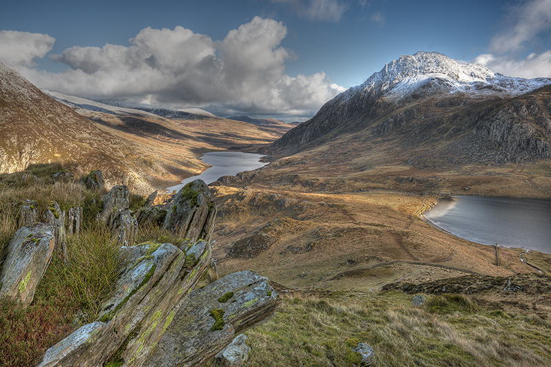 UK18 044 Ogwen Valley And Cwm Idwal From Pinnacle Crag, Gwynedd, Snowdonia © Robert Harvey Www.Naturalworldphotography.Net