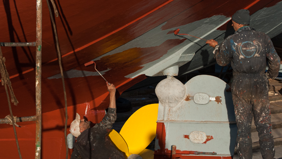 ‘Are You Sure About The Red? Boat Yard Essaouria Morocco’