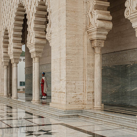 Guard, Mohammed V Mausoleum, Rabat 2
