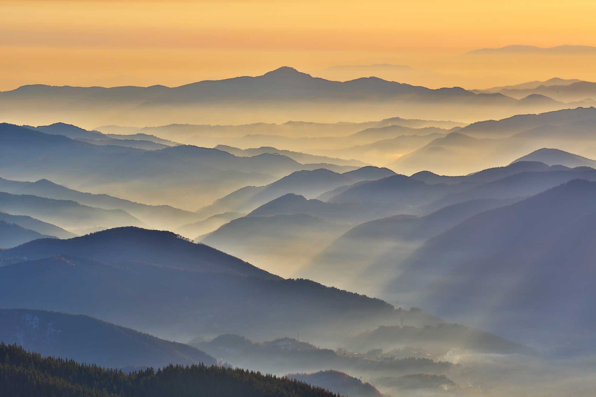 Rodopi Mountains By Jeff Hargreaves