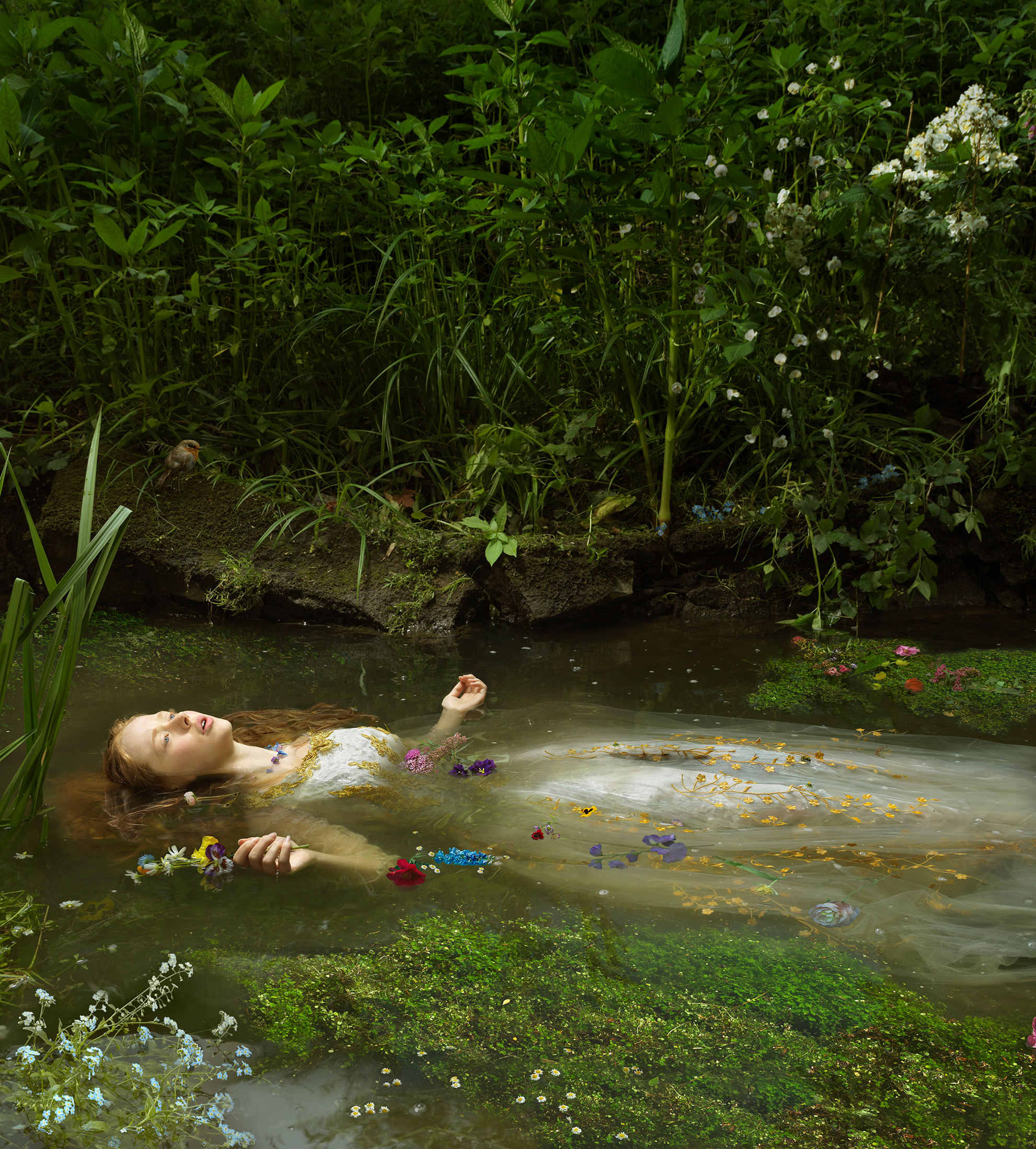 Old Father Thames Ophelia By Julia Fullerton-Batten