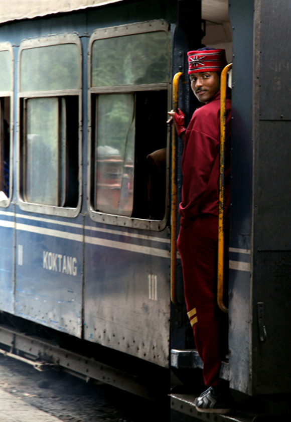 DARJEELING RAIILWAY GUARD By Barbara Fleming