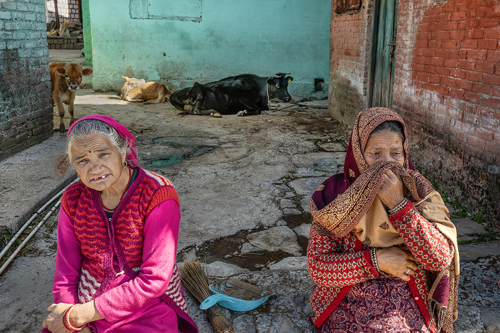 Women Of Naddi, India by Andrew Flannigan