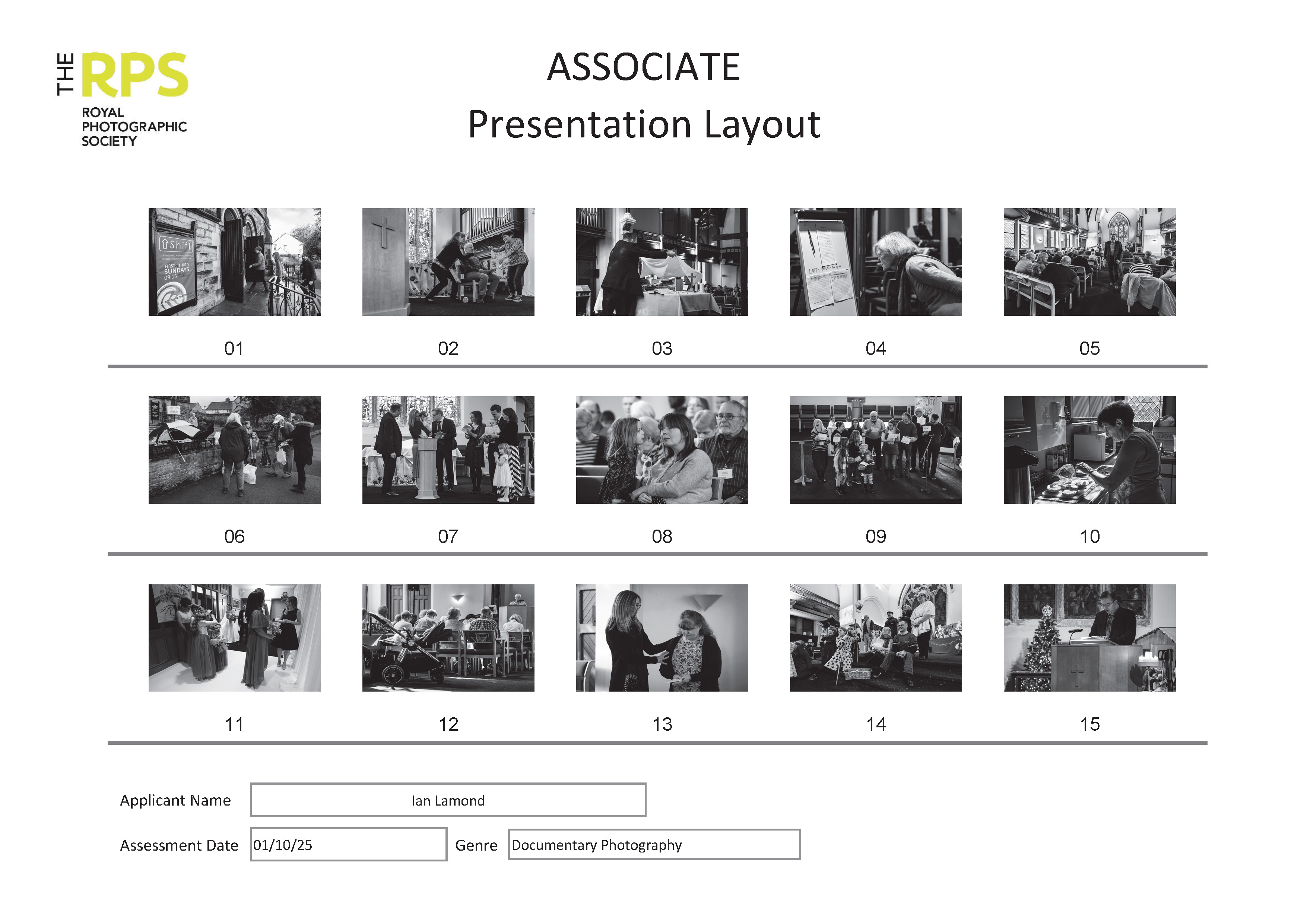 Ian Lamond Presentation Layout