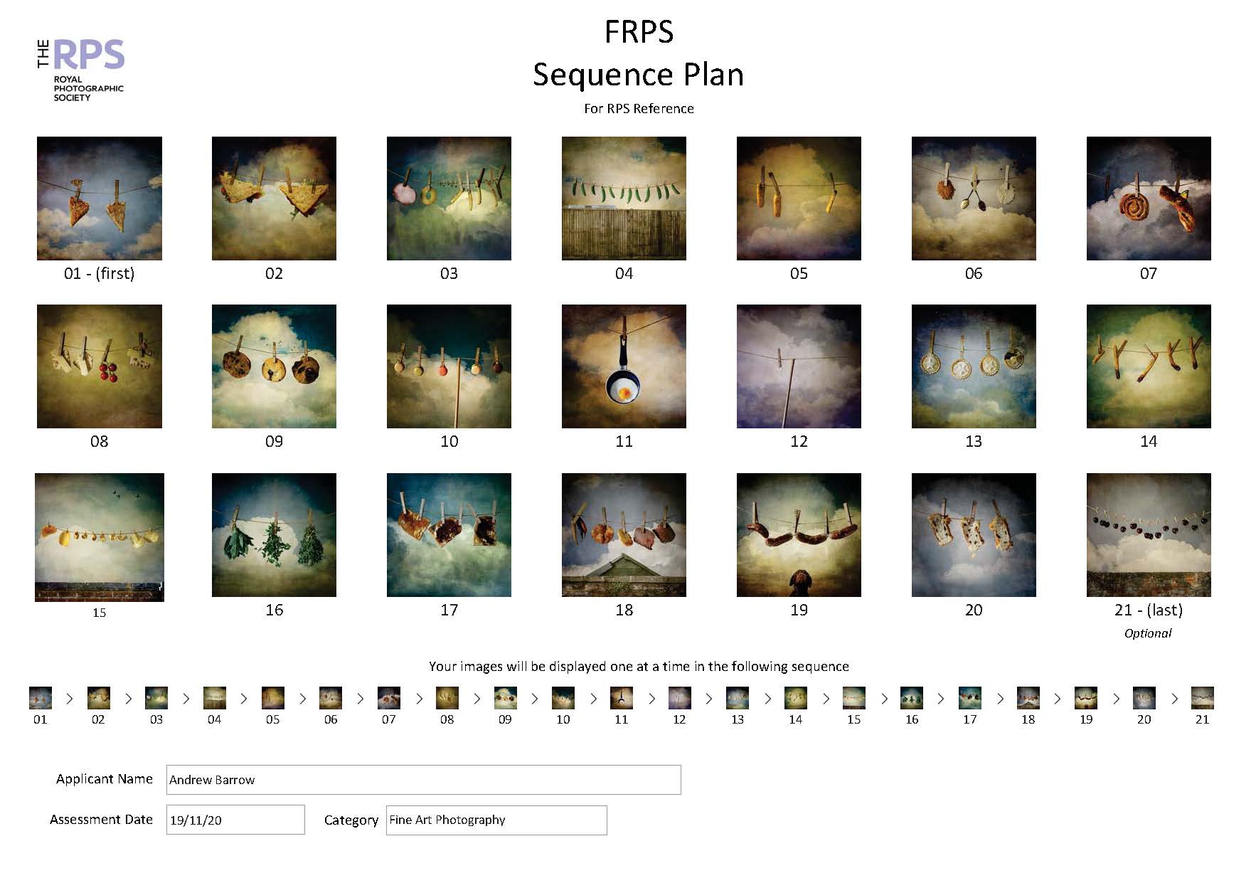 Andrew Barrow Sequence Plan