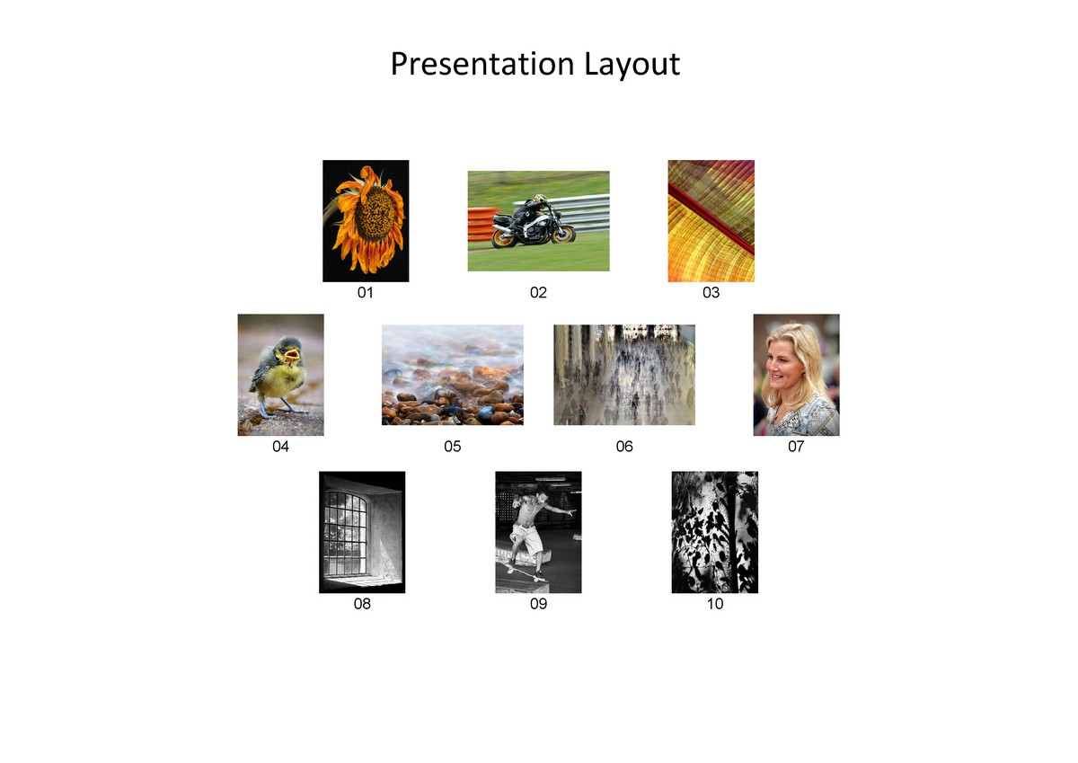 Donna Gorin LRPS Presentation Layout