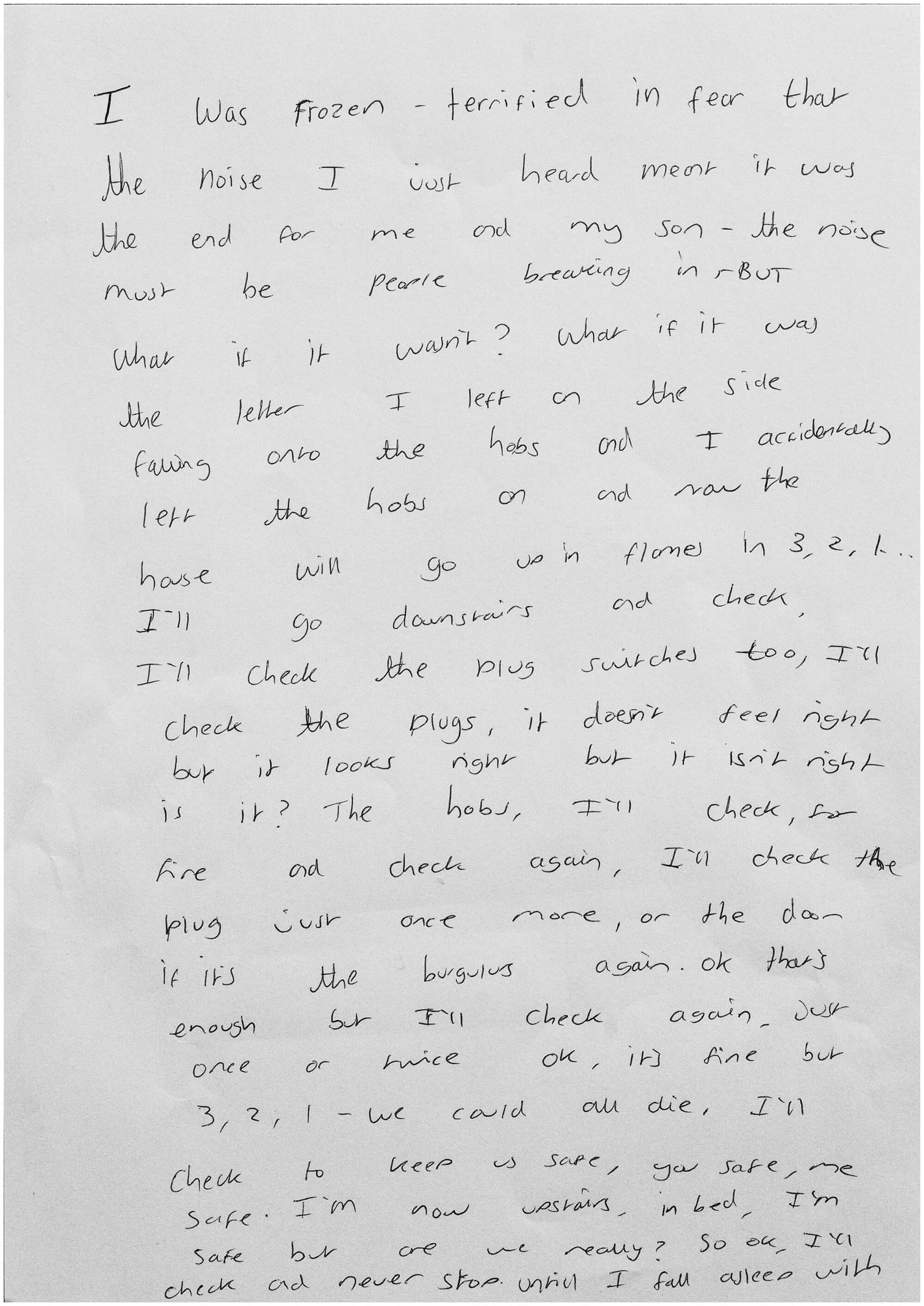 'Natalie Trasker Letter 1 From The Series This Is Also Motherhood By Carolyn Mendelsohn FRPS