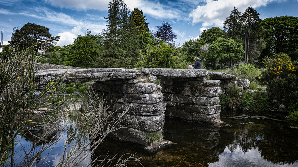 Ancient Clapper Bridge, Devon by Tom Lloyd