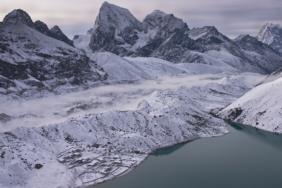 Living In The Shadow Of A Himalayan Glacier