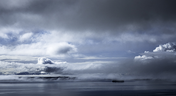 Clouds And Mist, Algies Bay, New Zealand