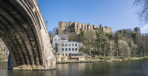 Durham. Elvet Bridge And The River Wear With Durham Castle And Cathedral Tower On The Hillside (1 Of 1)