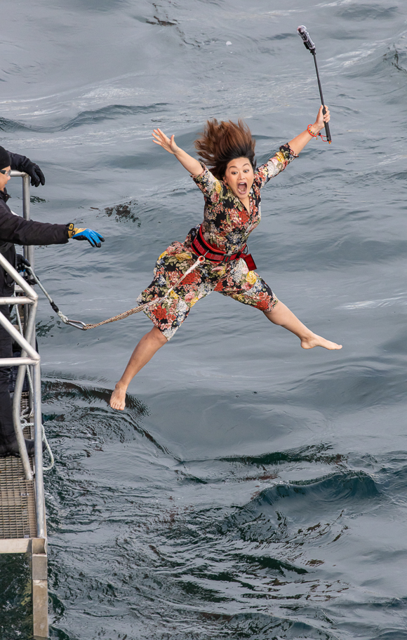 Antarctic Plunge Selfie