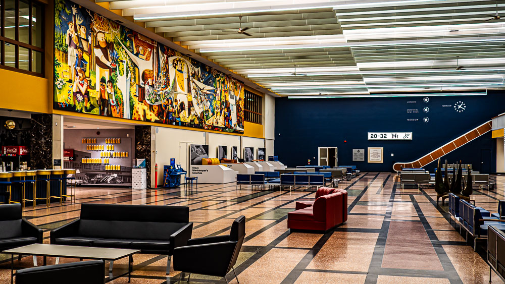 Crossroad Of The World, Gander, Newfoundland by Christopher Rusted