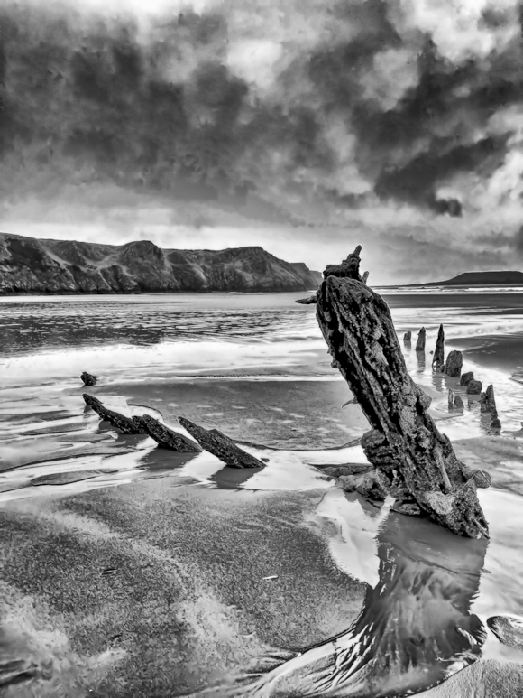 Rhossilli Wreck The Helvetia Carl Mason LRPS