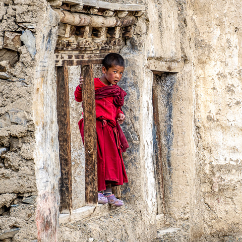 My Monastery Playground, Ladakh