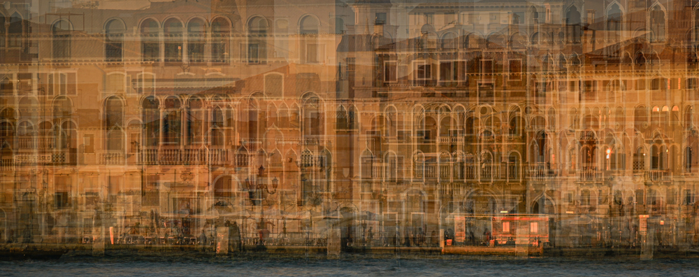 Sun Setting Over Venice by Elizabeth Roberts