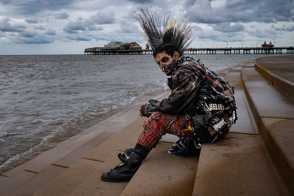 Punk. Blackpool. 2023. © Valerie Mather