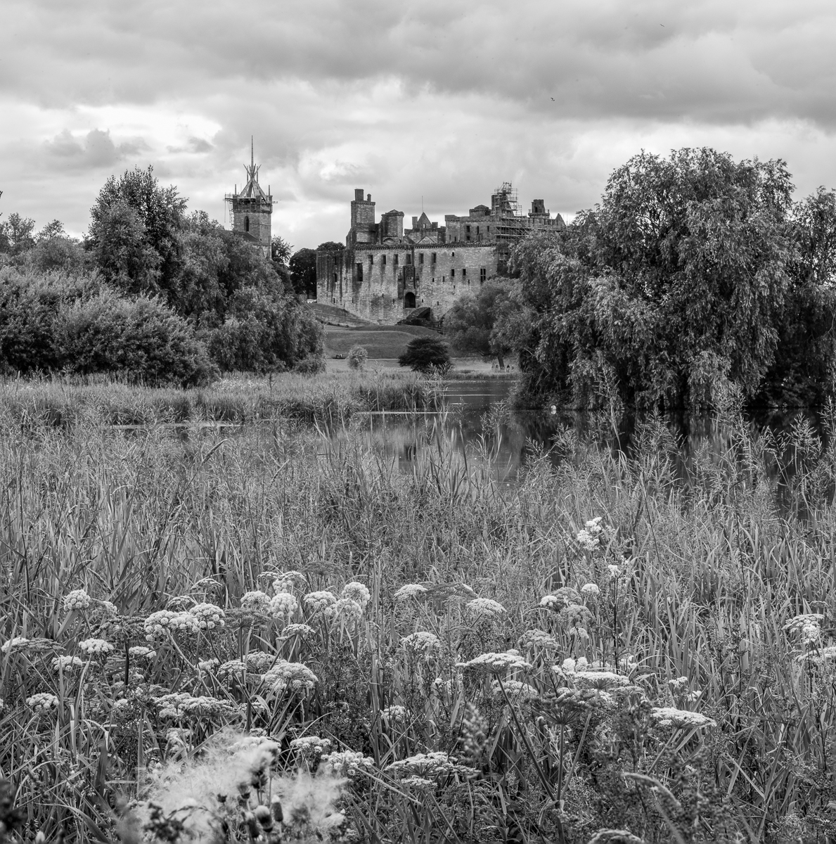 Linlithgow Palace From The West by Donald Stewart FRPS