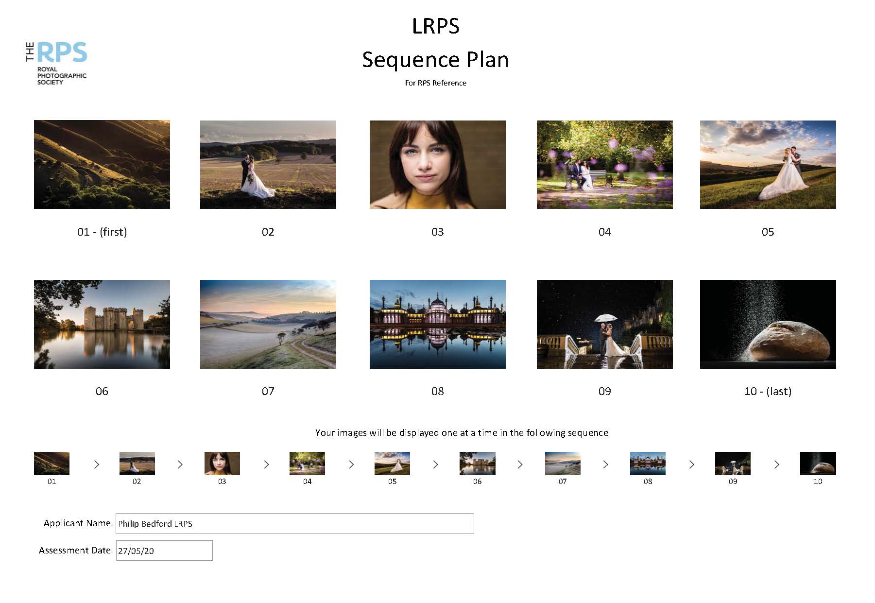 Philip Bedford Sequence Plan
