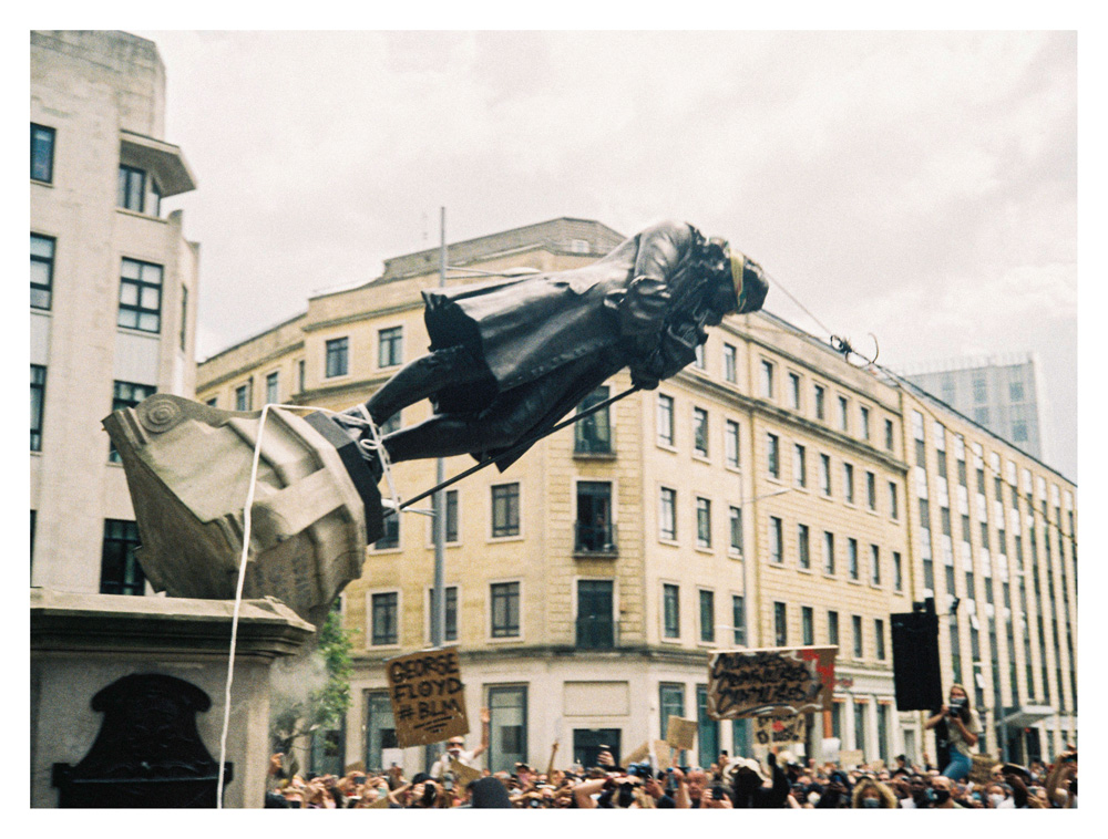 HERO IMAGE Statue Falling