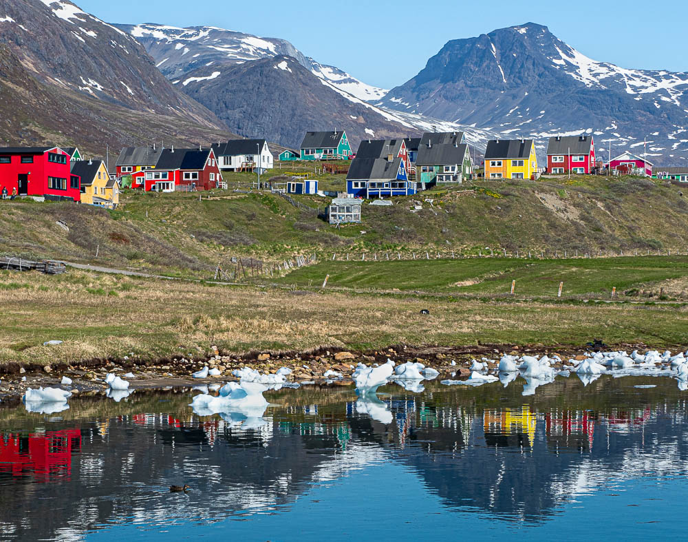 Narsaq Reflection by Adrian Bonney