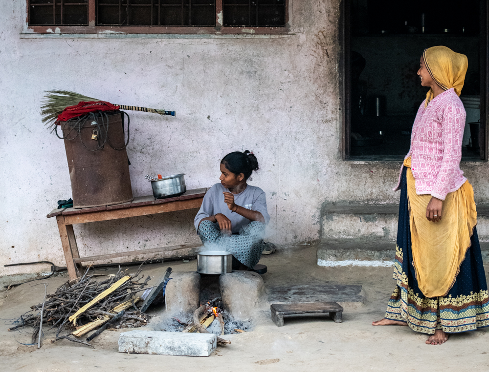 Villagers In Shahpura, Rajasthan, India by David Pollard
