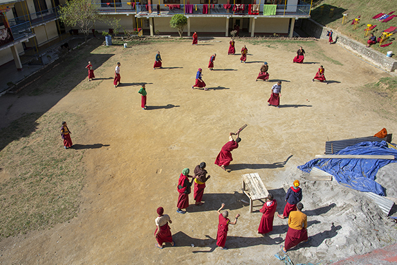 Recess, Bomdila Monastery, India