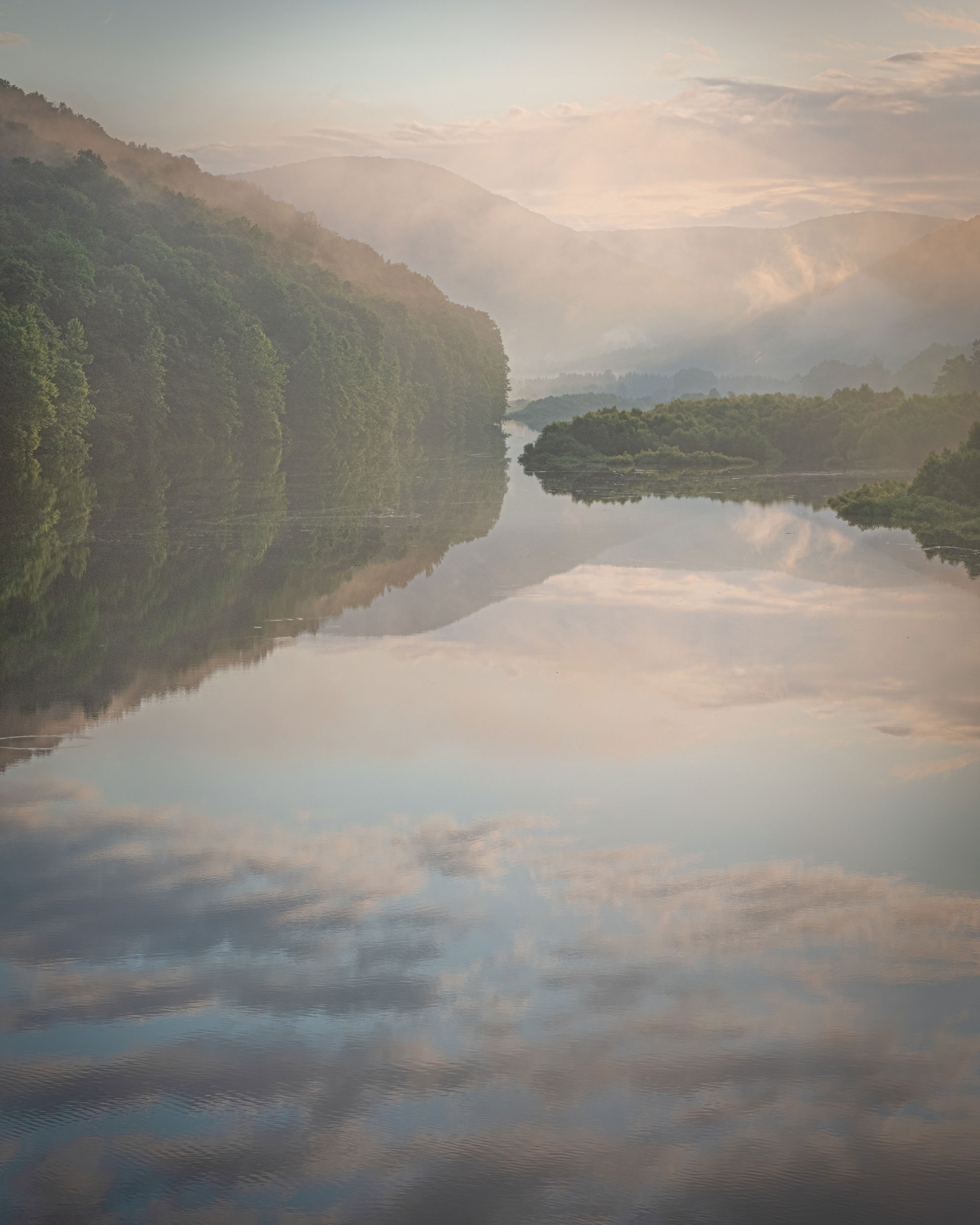 Sunrise On The Reservoir By Candia Peterson ARPS