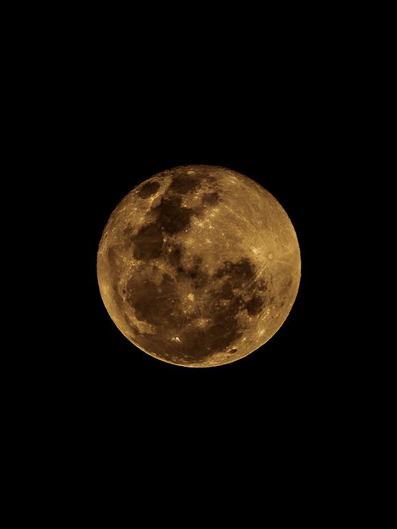 The Full Moon In Luxor, Arab Republic Of Egypt By Thomas Andy Branson