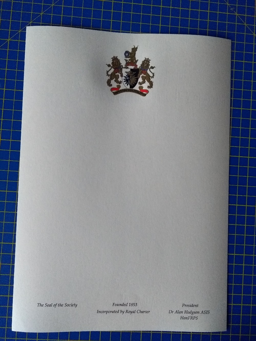 Distinctions Certificate