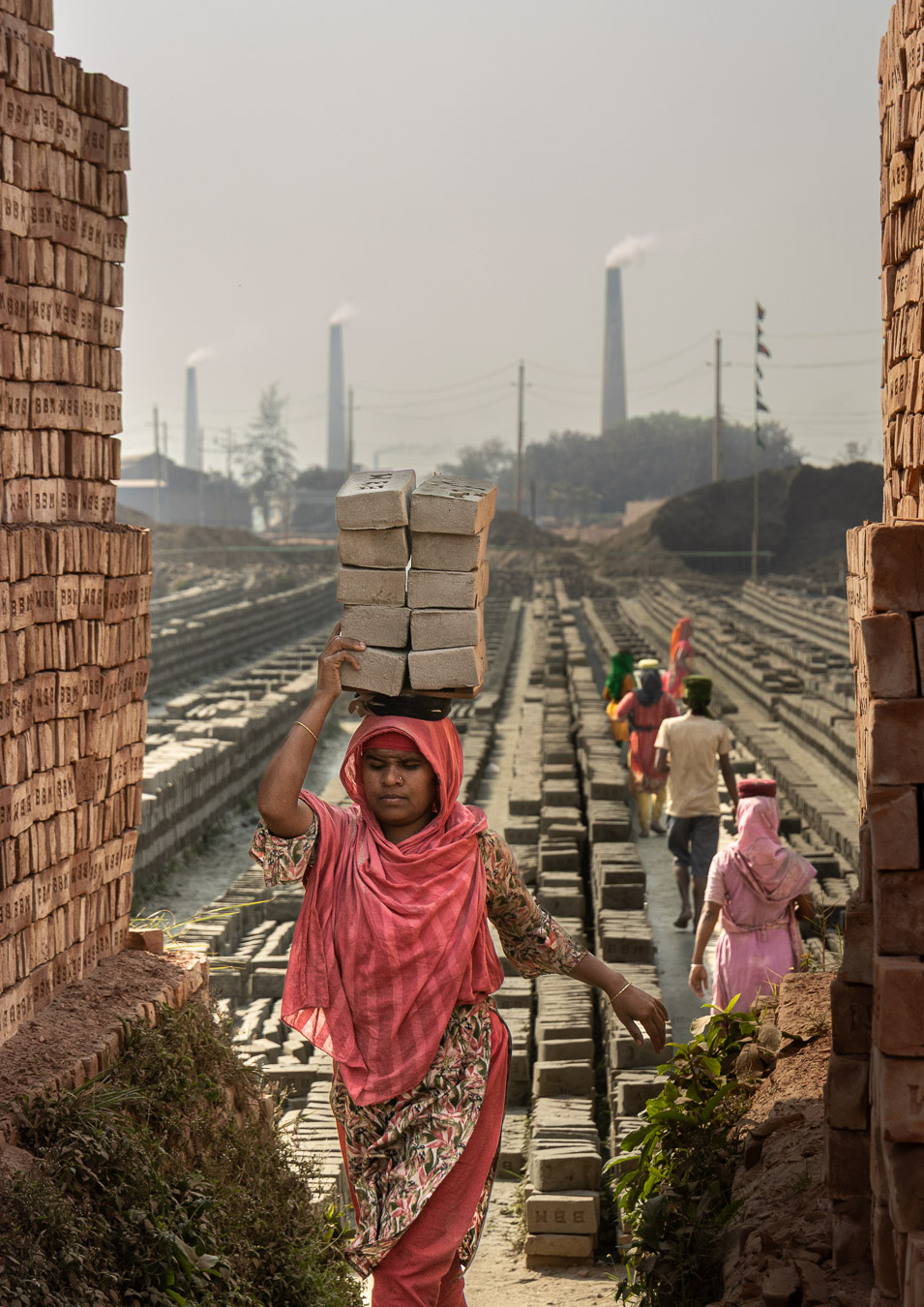 Brick Fields Dhaka By Valerie Mather