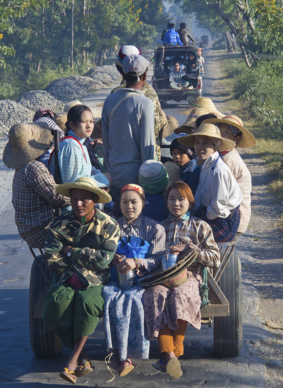 Myanmar Commuters By Steve Jones Copy