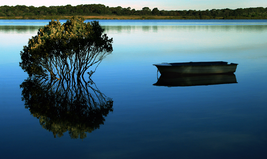 Top Lake Merimbula by Ted Richards ARPS (Australia)