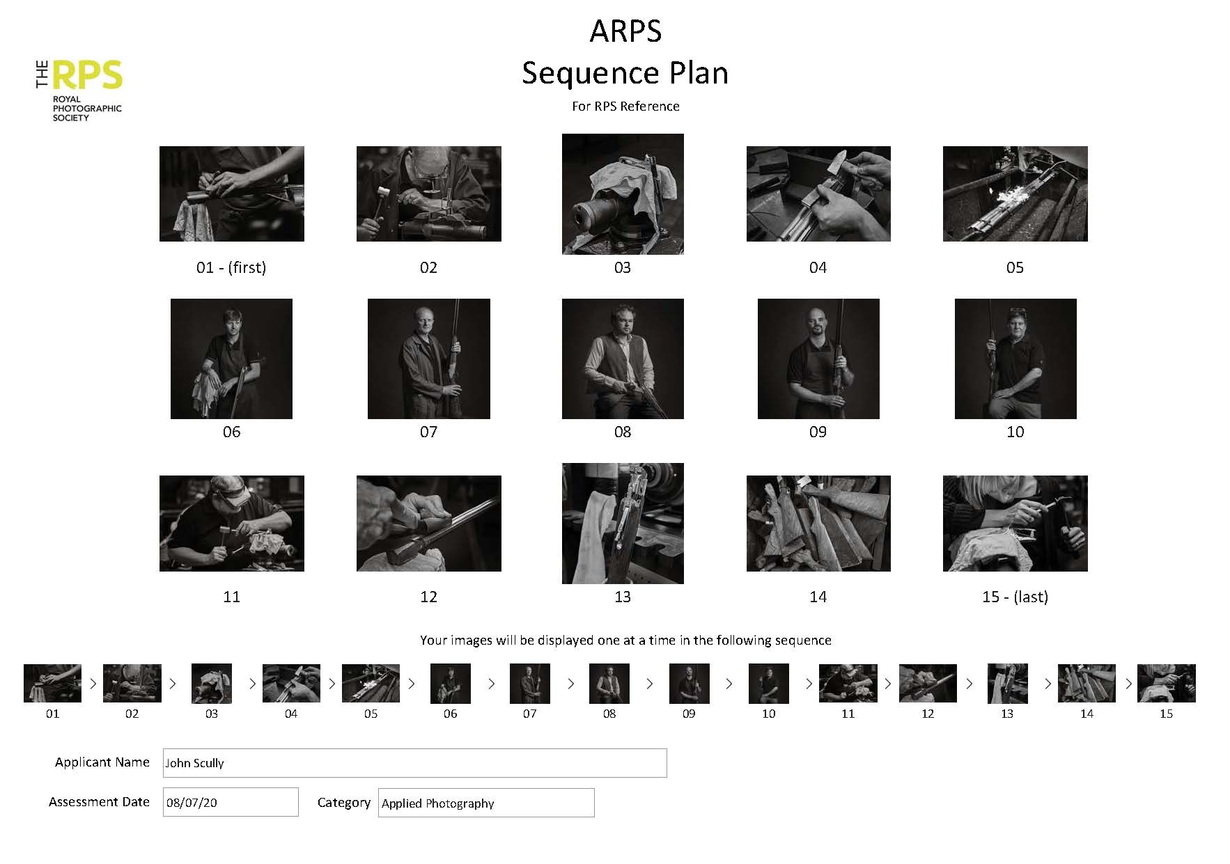 Sequence Plan