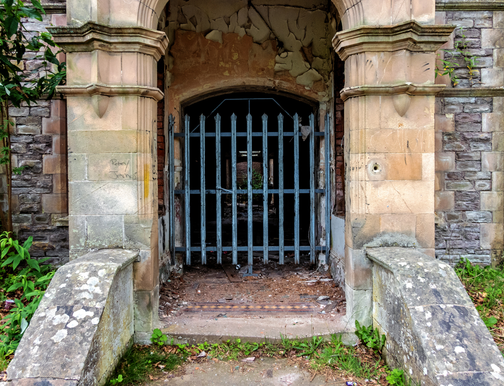 Grille gate, Talgarth Mental Hospital