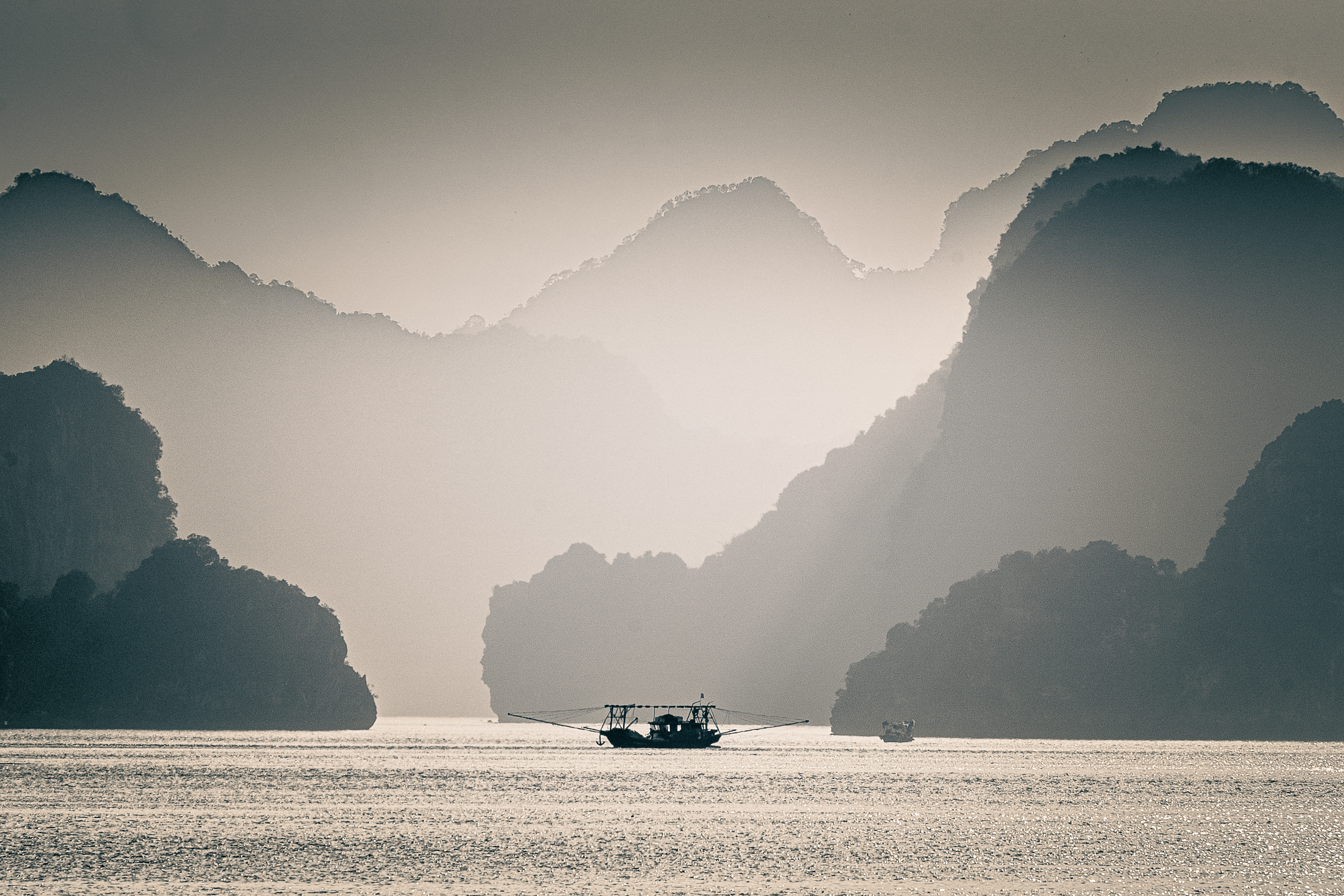 Fishing Boats In Halong Bay Justin Cliffe ARPS