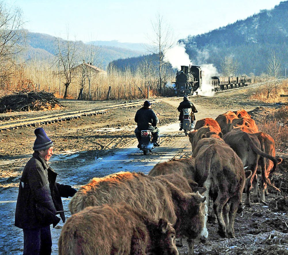 Waiting For The Train To Pass Hunan China, by Ian Sylvester