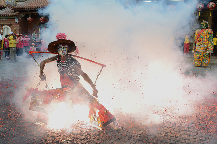 Fire Crackers During Chinese Festival By Lee Yew Sim ARPS (Singapore)
