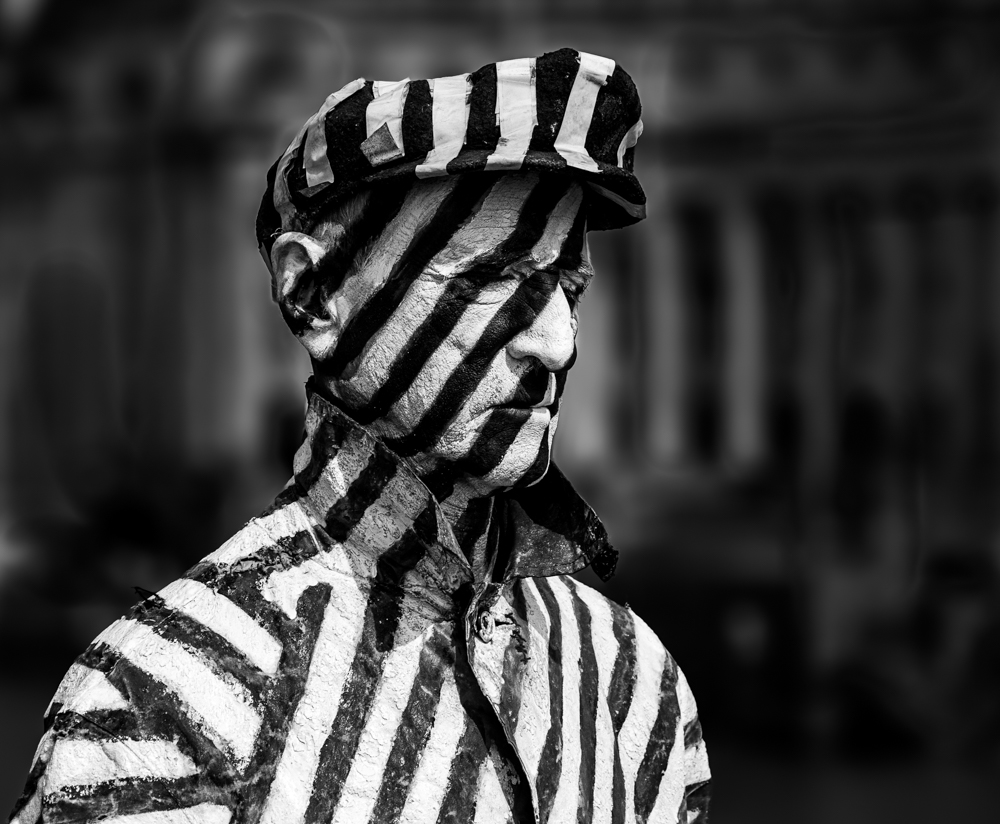 Street Entertainer, London, by Robert Evans