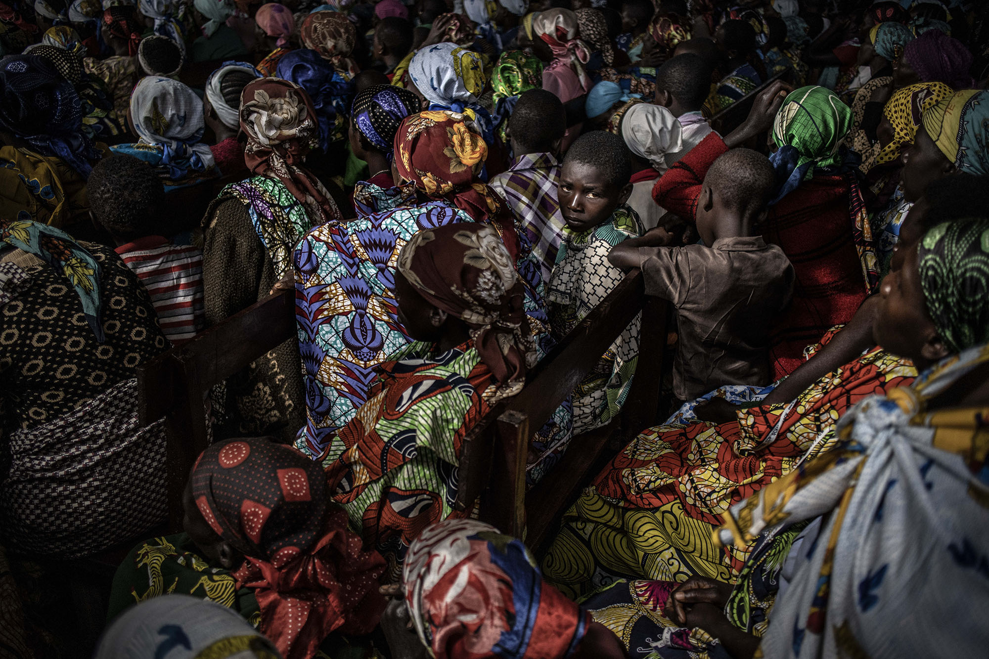Sunday Church Service In The Town Of Drodro In Eastern Congo's Ituri Province. © Finbarr O'reilly For Fondation Carmignac