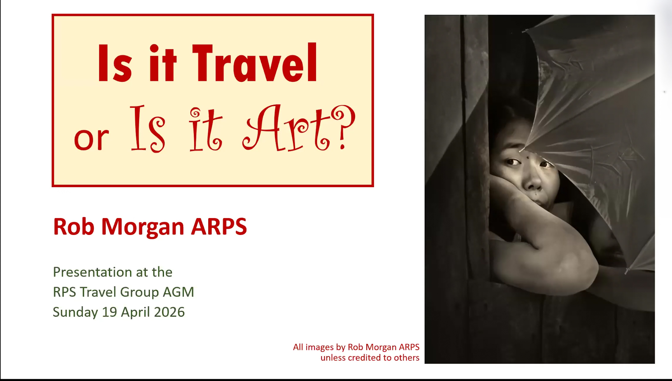 Rob Morgan Title Slide